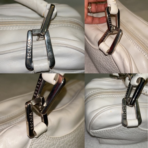 Escada white leather handbag - Picture 11 of 16